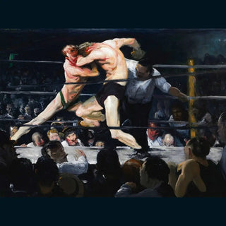 Reproduction Rencontre de boxe chez Sharkey - George Bellows