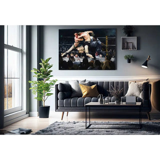 Reproduction Rencontre de boxe chez Sharkey - George Bellows