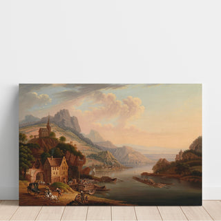 Reproduction Rheinlandschaft - Christian Georg Schütz the Elder