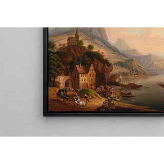 Reproduction Rheinlandschaft - Christian Georg Schütz the Elder