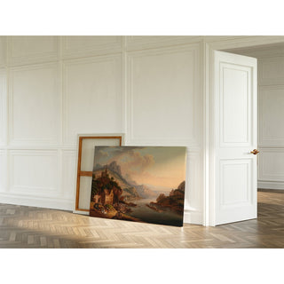 Reproduction Rheinlandschaft - Christian Georg Schütz the Elder