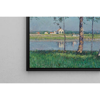 Reproduction Rive de la Seine au Petit-Gennevilliers - Gustave Caillebotte