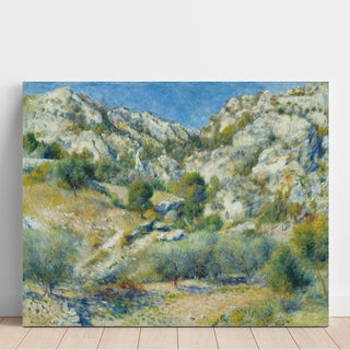 Reproduction Rochers à l'Estaque - Pierre-Auguste Renoir