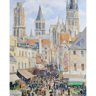 Reproduction Rue de l’Épicerie, Rouen - Camille Pissarro