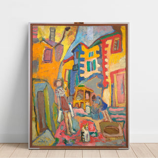 Reproduction Ruelle de village - Sasza Blonder