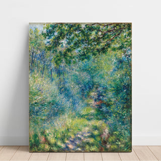 Reproduction Sentier dans le bois - Pierre-Auguste Renoir