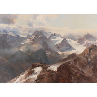 Reproduction Sylvretta depuis le Grossen Maderer - Edward Theodore Compton