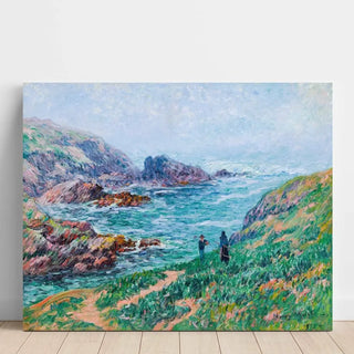 Reproduction Temps brumeux en Bretagne - Henry Moret