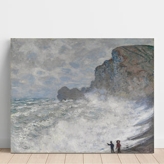 Reproduction Temps violent à Étretat - Claude Monet