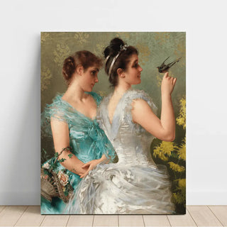 Reproduction Un Ami à Plumes - Vittorio Matteo Corcos