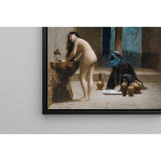 Reproduction Un bain maure, femme turque au bain study - Jean-Léon Gérôme