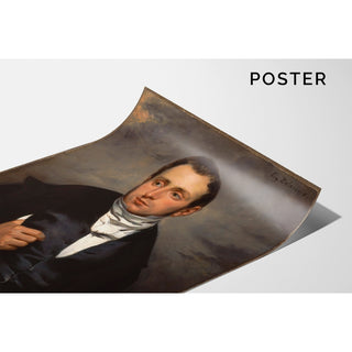 Reproduction Un portrait du Dr. François-Marie Desmaisons - Eugène Delacroix