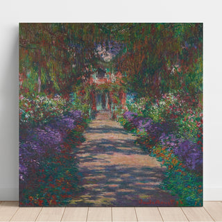 Reproduction Une allée du jardin de Monet à Giverny - Claude Monet