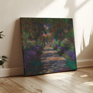 Reproduction Une allée du jardin de Monet à Giverny - Claude Monet