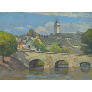 Reproduction Une petite ville à Spi - Ludovit Cordak