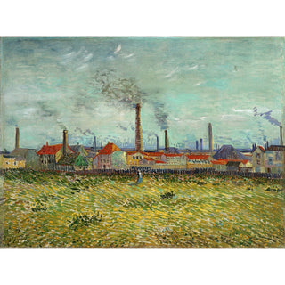 Reproduction Usines à Clichy - Vincent van Gogh