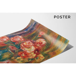 Reproduction Vase de roses - Pierre-Auguste Renoir