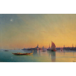 Reproduction Venice au coucher du soleil - Ivan Konstantinovich Aivazovsky