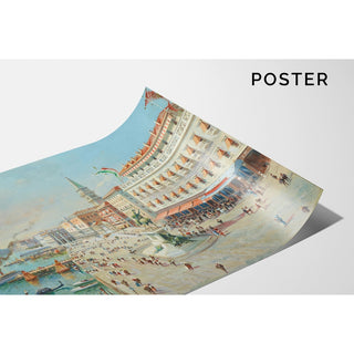 Reproduction Venise, vue à vol d’oiseau avec Santa Maria della Salute au loin - Antonietta Brandeis