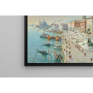 Reproduction Venise, vue à vol d’oiseau avec Santa Maria della Salute au loin - Antonietta Brandeis