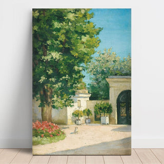 Reproduction Yerres. De L’Exèdre, Le Porche De La Demeure Familiale - Gustave Caillebotte
