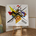 Reproduktion af maleriet | Sur blanc II - Wassily Kandinsky