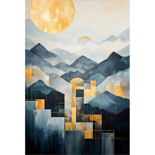 Résonance Céleste | Décoration d'art abstrait | Reproduction Tableau Décoration murale affiche copie