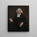 Ezra Stiles - Reuben Moulthrop — indrammet kunstværk på væggen