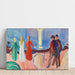 Reproduktion af maleriet Reunion sur stranden - Edvard Munch