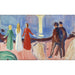 Reproduktion af maleriet Reunion sur stranden - Edvard Munch