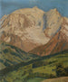 Mont Blanc set fra Combloux - Regnault Sarasin — visning af kunstværket