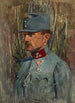 Portrait af en soldat - Richard Benno Adam — visning af kunstværket