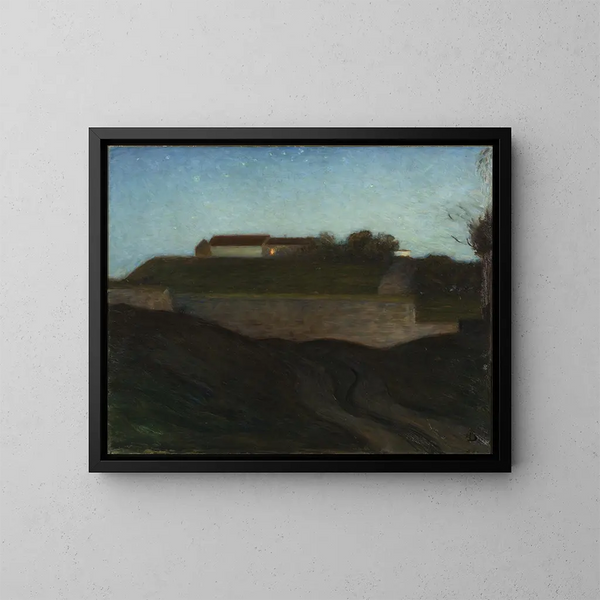 La forteresse de Varberg - Richard Bergh — indrammet kunstværk på væggen