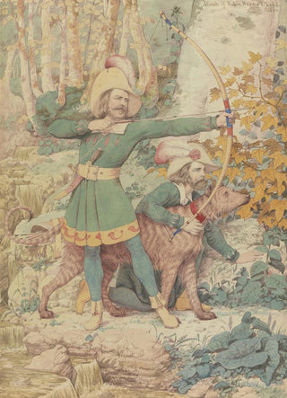 Richard Dadd - Sketch of Robin Hood.webp