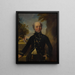 Portrait af kaptajn John Harvey 1740-1794 - Richard Livesay — indrammet kunstværk på væggen