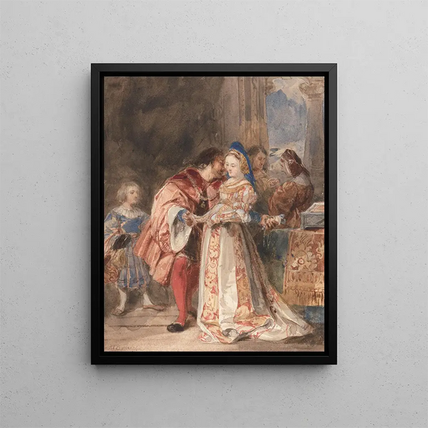 Richard Parkes Bonington - Portia and Bassanio.webp