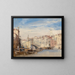 Le Rialto à Venise - Richard Parkes Bonington — indrammet kunstværk på væggen