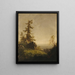 Morgen på bjerget - Richard William Hubbard — indrammet kunstværk på væggen