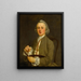 Selvportræt - Richard Wilson — indrammet kunstværk på væggen