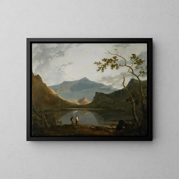 Snowdon fra Llyn Nantlle - Richard Wilson — indrammet kunstværk på væggen