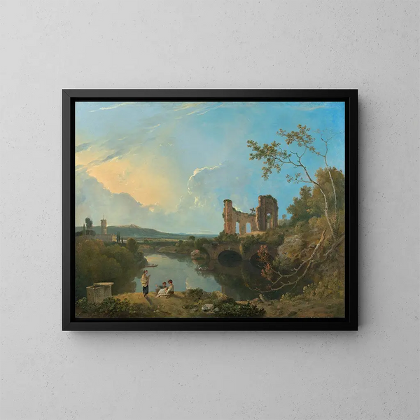 Temple de Vénus à Baïes - Richard Wilson — indrammet kunstværk på væggen