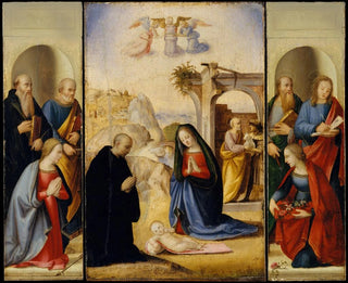 Ridolfo Ghirlandaio - The Nativity with Saints.webp