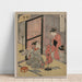 Reproduktion af maleriet Righteousness (Two Boy Prostitutes Seated by a Candle) - Suzuki Harunobu