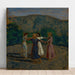 Reproduktion af maleriet Ringelreihe (Study) - Franz von Stuck