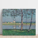 Reproduktion af maleriet Rive de la Seine ved Petit-Gennevilliers - Gustave Caillebotte