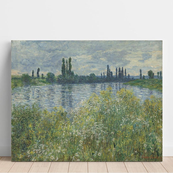 Reproduktion af maleriet Rives de la Seine à Vétheuil - Claude Monet