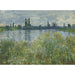 Reproduktion af maleriet Rives de la Seine à Vétheuil - Claude Monet