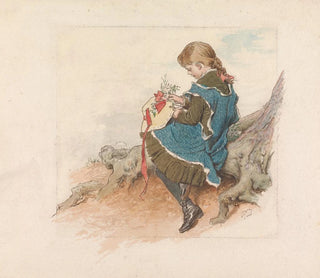 Robert Barnes - Girl Pinning Flowers on a Hat.webp