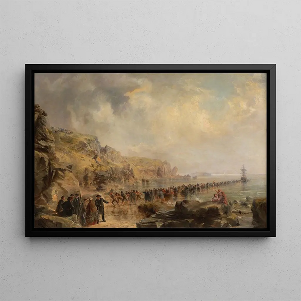 Robert Charles Dudley - Landing the Shore End of the Atlantic Cable.webp