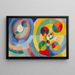 Formes circulaires - Robert Delaunay — indrammet kunstværk på væggen